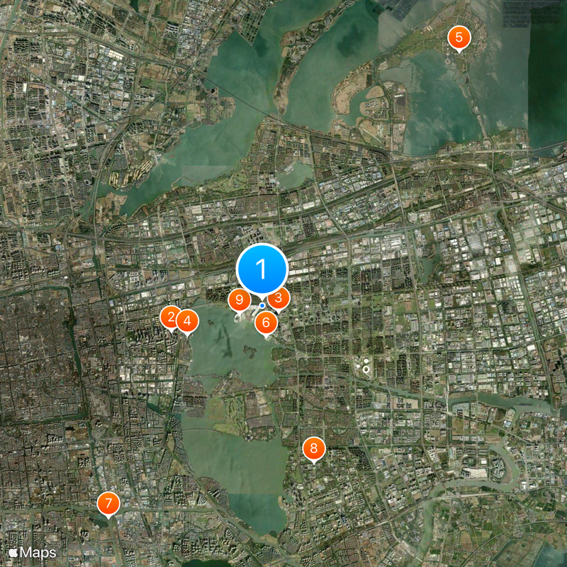 Suzhou Industrial Park Mapa