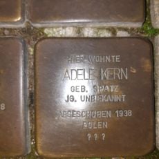 Stolperstein à la mémoire de Adele Kern