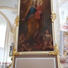 Labējais sānu altāris ar gleznām (2)