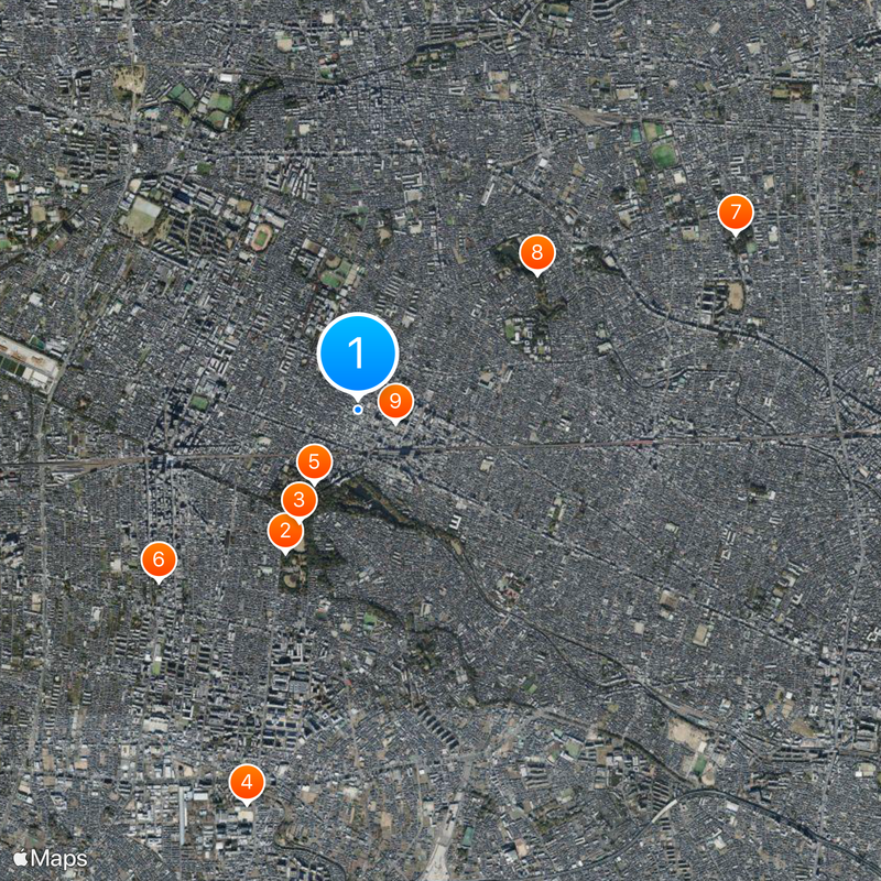 藤村女子中學、高等學校 Map