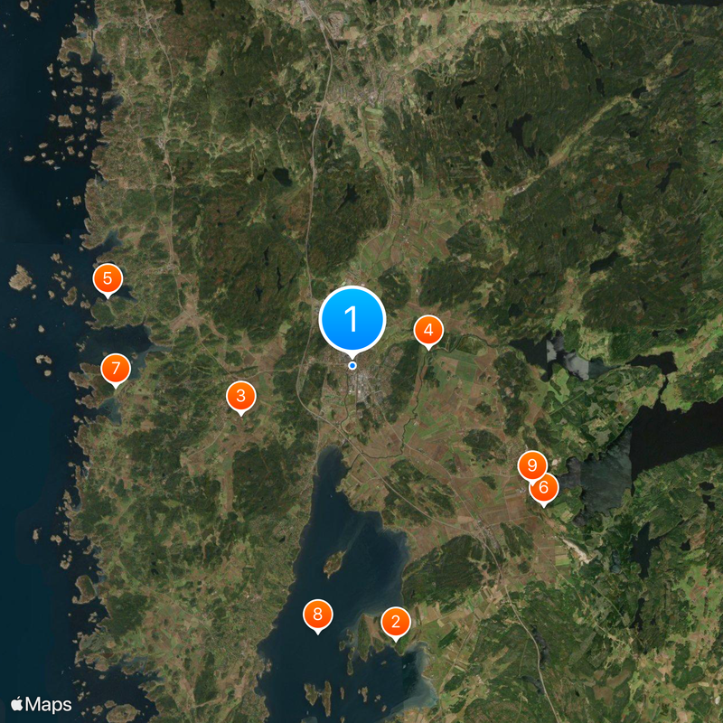 Kungsbacka Map