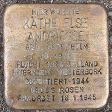 Stolperstein em memória de Käthe Else Andriesse