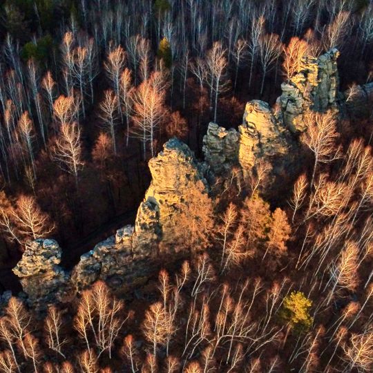 Seven Brothers and One Sister Rocks