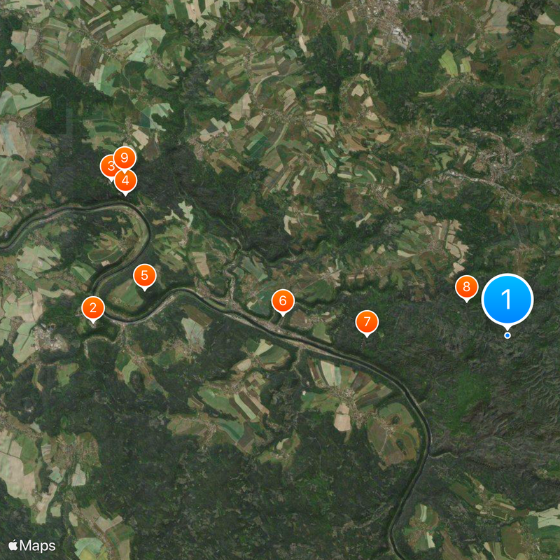 Saxon Switzerland National Park Map