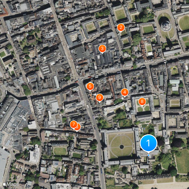 Christ Church Cathedral Map