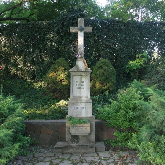 Mass grave of the Russian soldiers from the Battle of Austerlitz