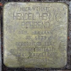 Stolperstein dedicated to Hendel Henny Behrend