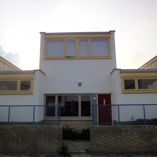 Kubusvorminge eengezinswoningen in de Kiefhoek