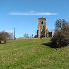 Medieval settlement remains immediately west of All Saints' Church