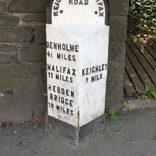 Milestone, Halifax Road, opp. Oakgrove