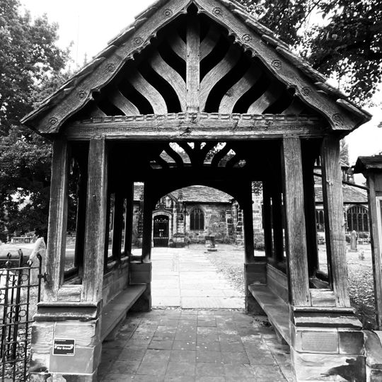 Lych gate to Church of St. Bartholomew