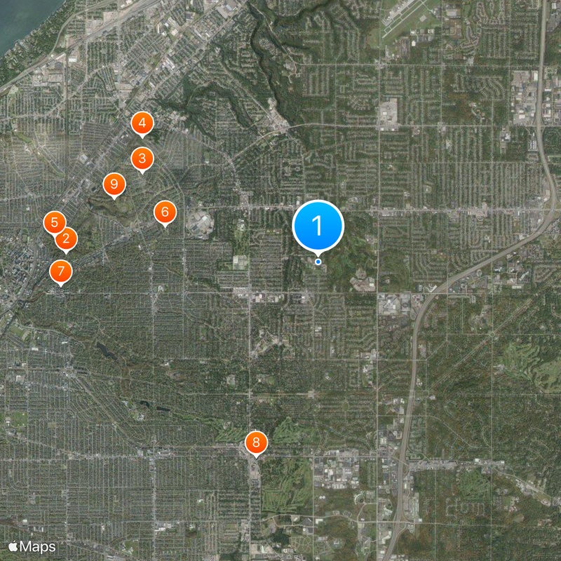 Notre Dame College Mapa