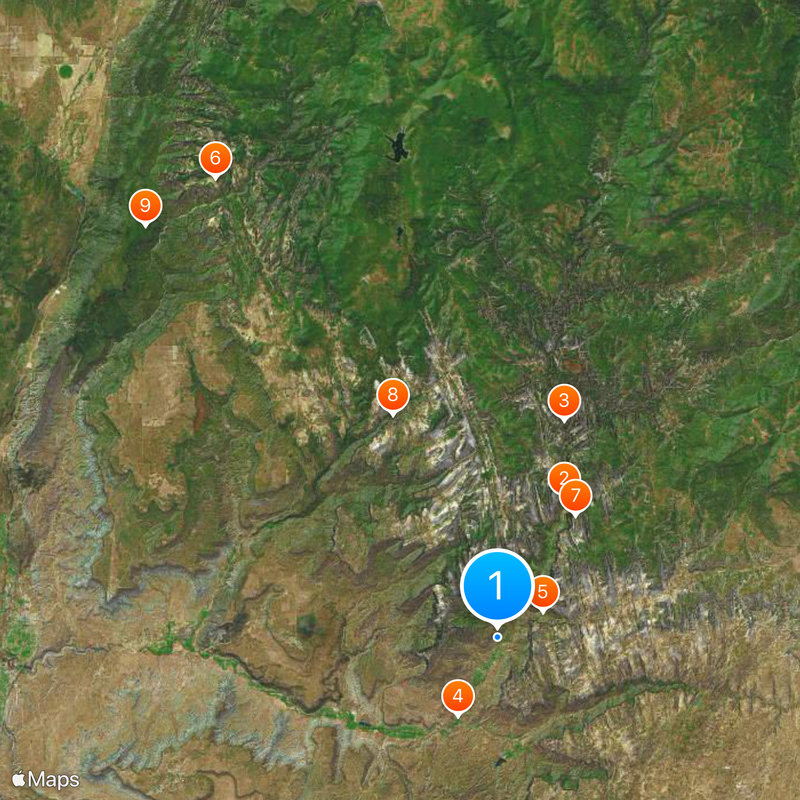 Zion National Park Map