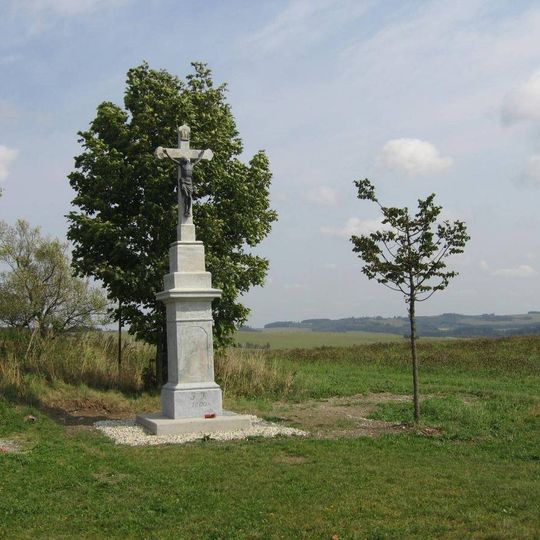 Boží muka severovýchodně od hřbitova v Rýmařově