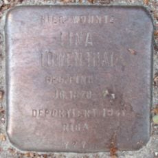 Stolperstein dedicated to Lina Löwenthal