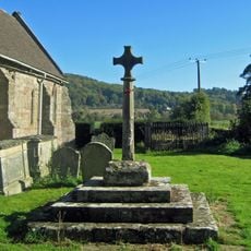 Standing cross in St Cuthbert's churchyard