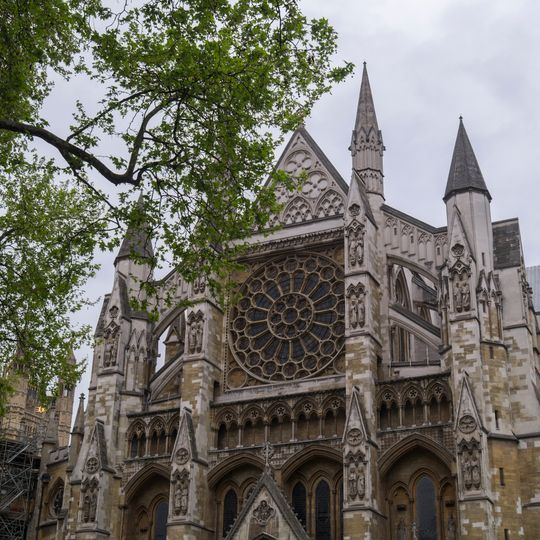 The Chapter House and Pyx Chamber in the abbey cloisters, Westminster Abbey