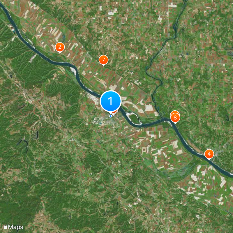 Sainte-Geneviève Mappa