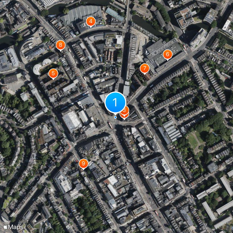 Camden Town tube station Map