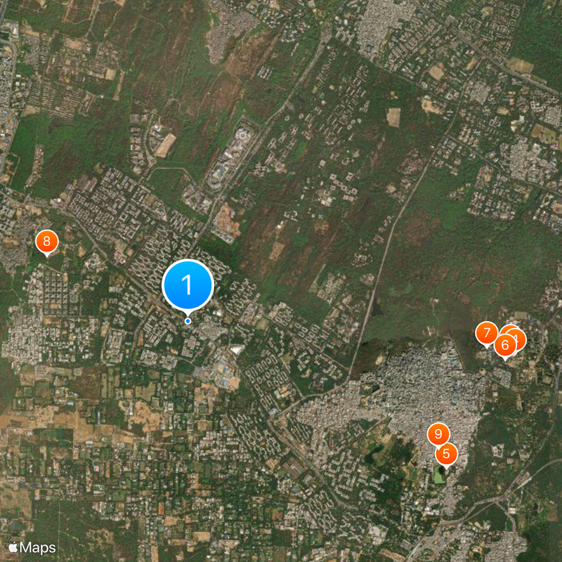 Vasant Kunj Map