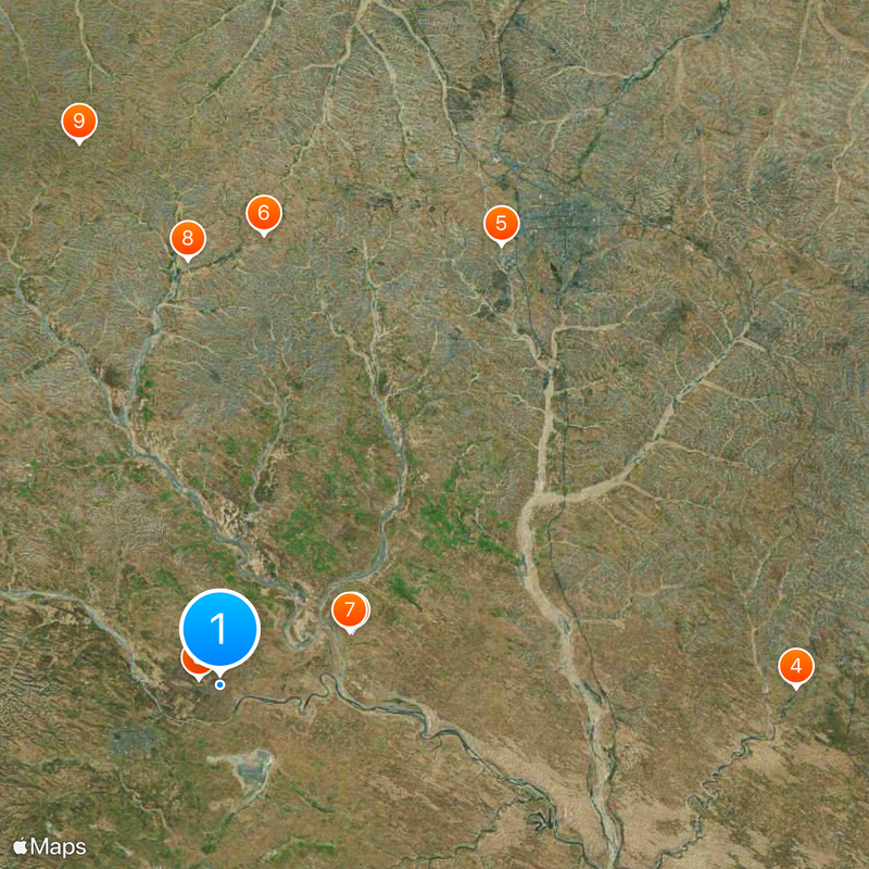 Kangbashi District Map