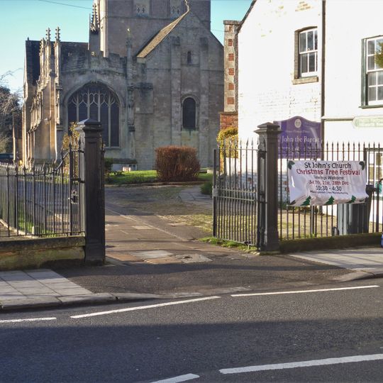 Gate And Railings At Entrance To St John's Churchyard