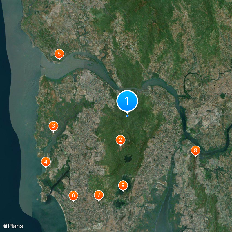 Sanjay Gandhi National Park Map