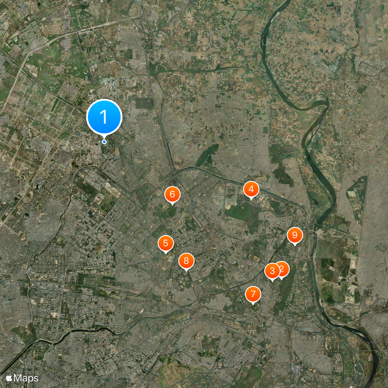 Delhi Technological University Map