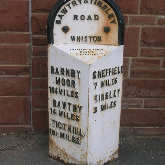 Milepost Approximately 125 Metres South-West Of Junction With Moorgate Road