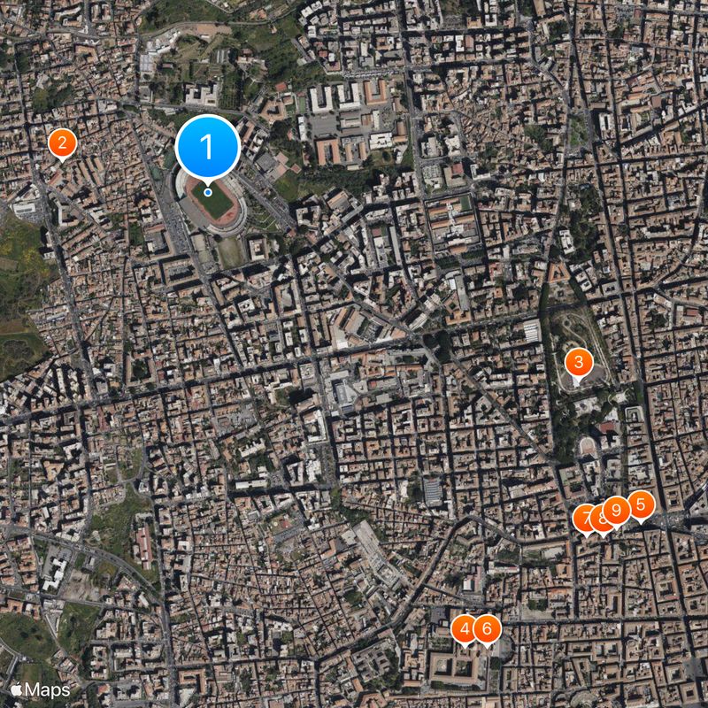 Stadio Angelo Massimino Map