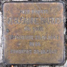Stolperstein dedicated to Eva Susanne Baruch