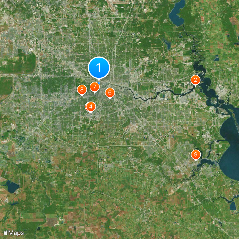 Houston Mapa