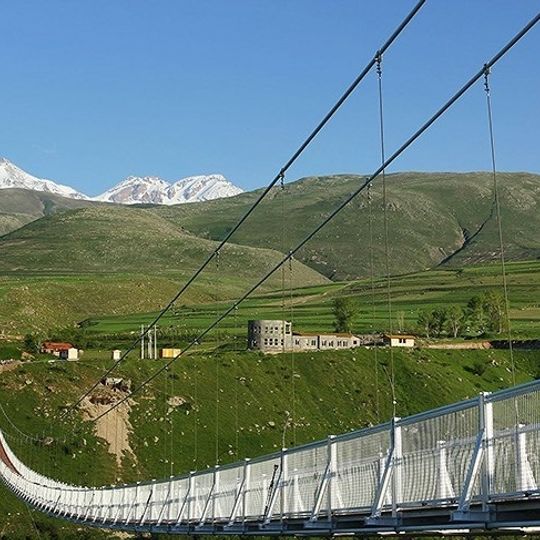 Meshginshahr suspension bridge