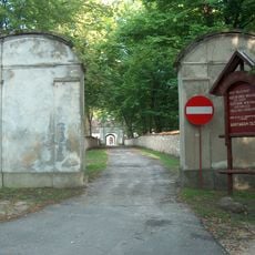 West gate to Camaldolese monastery in Rytwiany
