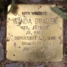 Stolperstein dedicated to Wanda Brauer