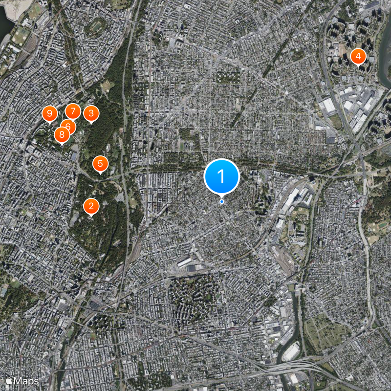 Morris Park Map