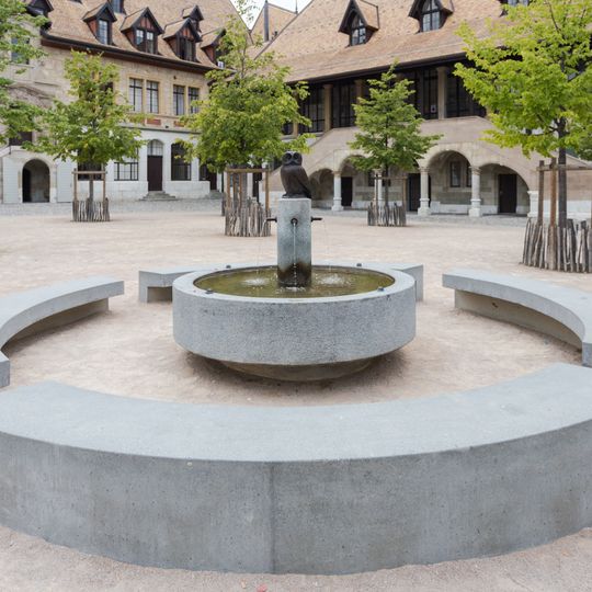 Fountain at Collège Calvin
