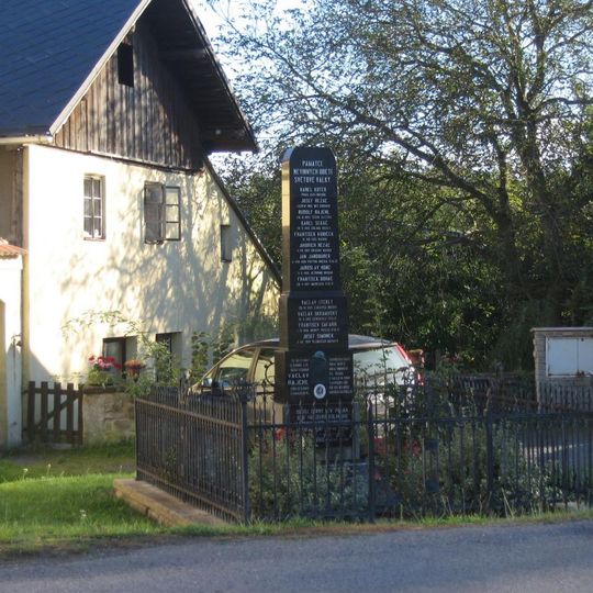 Pomník padlým ve středu Kluk