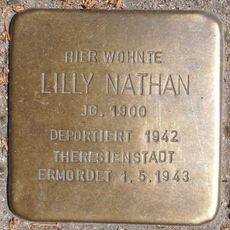 Stolperstein dedicated to Lilly Nathan
