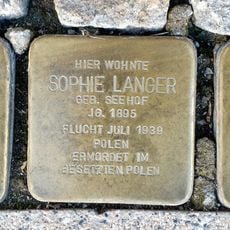 Stolperstein à la mémoire de Salomon  Langer