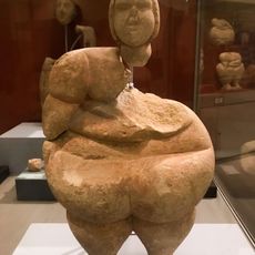 Hypogeum headless limestone figure