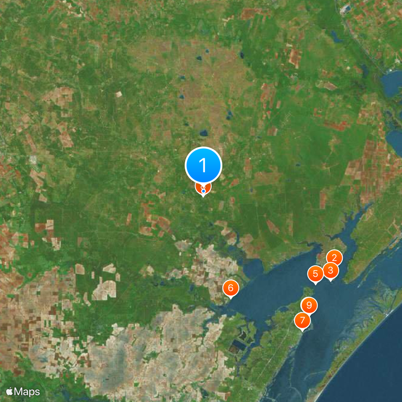 Refugio Map