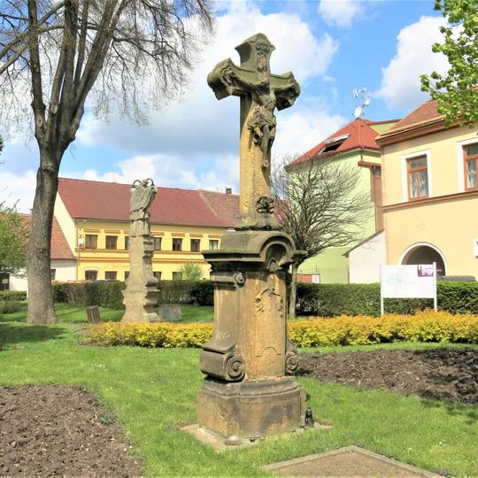 Wayside cross in Nový Bydžov