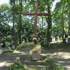 Hřbitovní kříž na Radlickém hřbitově