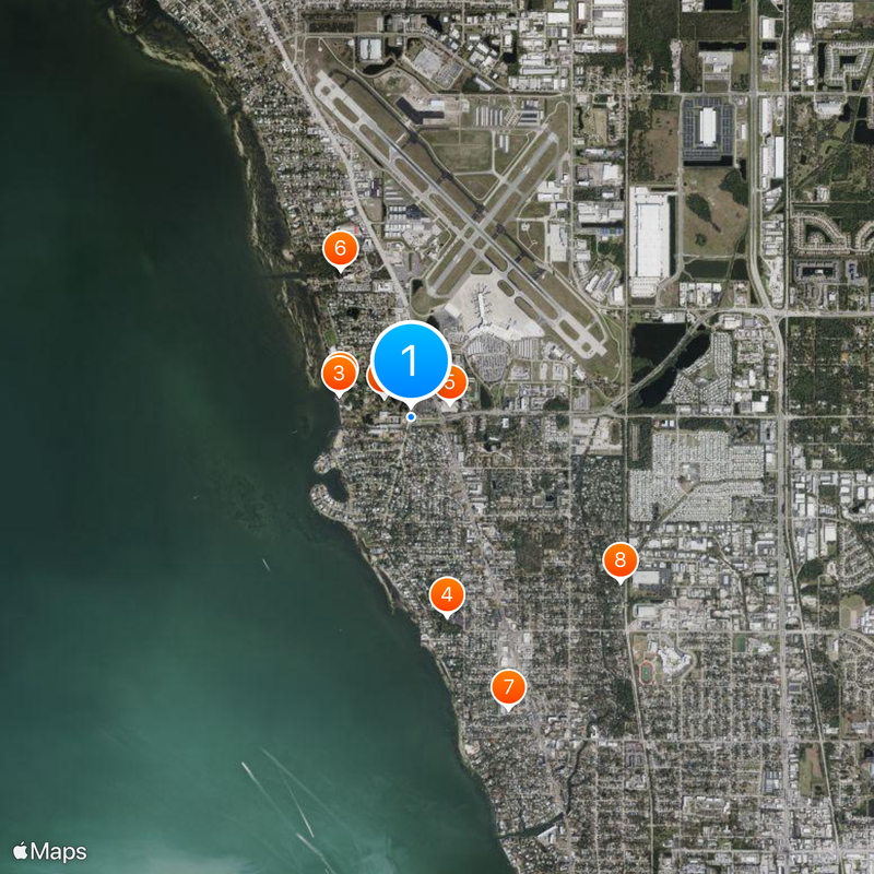 John and Mable Ringling Museum of Art Map