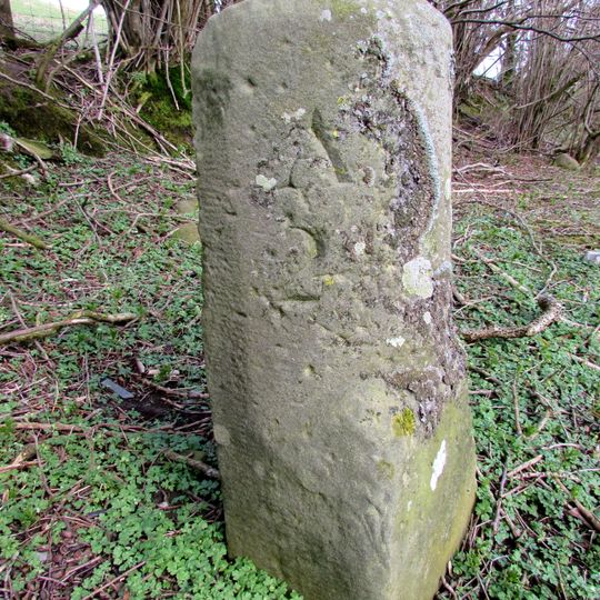 Milestone Facing Junction With Cams Road