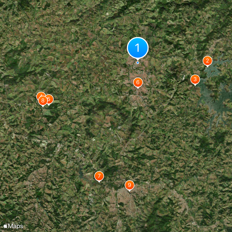 Bragança Paulista Map