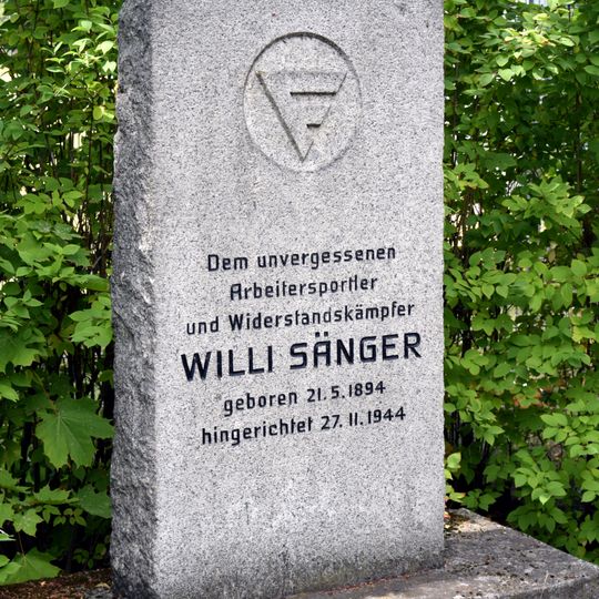 Gedenkstein Willi Sänger