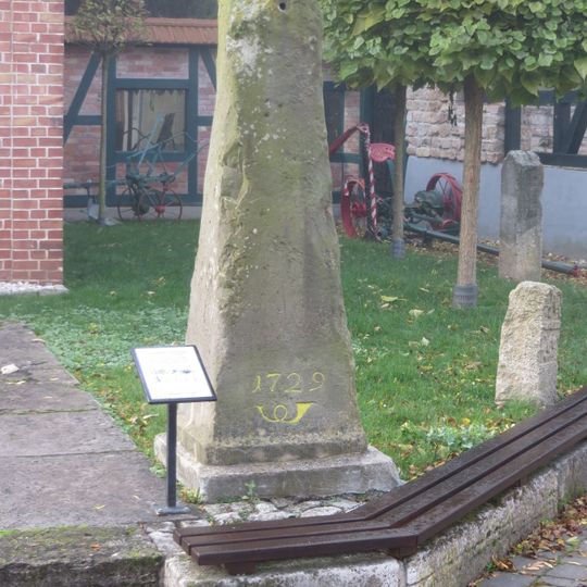 Polish-Saxon Post Milestone Großengottern