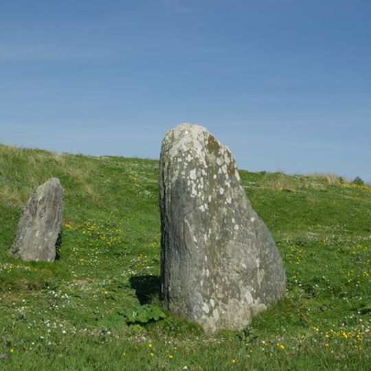 Clochkeil,standing stones NW of